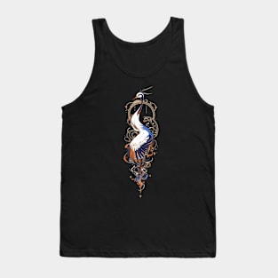 A crane spirit watercolor Tank Top